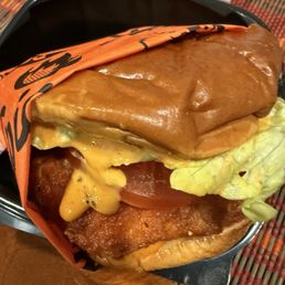 Spicy Chicken Deluxe Sandwich Spicy Chicken Deluxe Sandwich