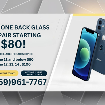 Cell Pros - From Cracked to Flawless! Back Glass Repair Starting at $80!
We specialize in fast and affordable iPhone back glass repairs. - Mobile Phones Near Me - Fresno, California Cell Pros - From Cracked to Flawless! Back Glass Repair Starting at $80!
We specialize in fast and affordable iPhone back glass repairs. - Mobile Phones Near Me - Fresno, California