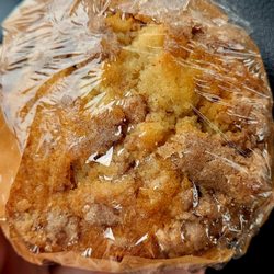 The Lighthouse Coffee - Cinnamon muffin. Really good. Kid had a mocha.