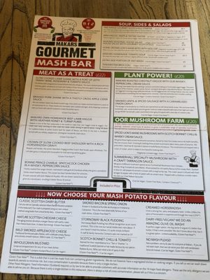 Menu photo 1 Makars Gourmet Mash Bar Old Town, EDH Menu photo 1 Makars Gourmet Mash Bar Old Town, EDH