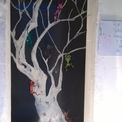 El Rincón de los Duendes - Baño decorado con la temática del lugar