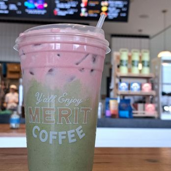 Merit Coffee - Cherry blossom matcha - Coffee & Tea Near Me - San Antonio, Texas