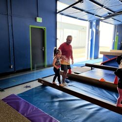 Redlands Gymnastics Club - Beam is a new fave for her!