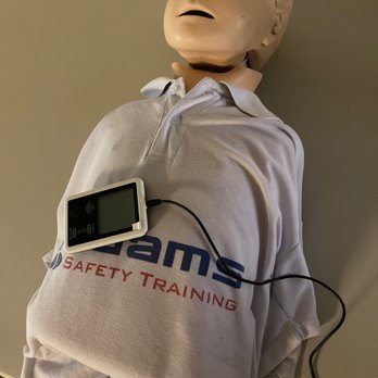 Adams Safety Training - Child size dummy with sensor to monitor depth, rhythm and rate. - CPR Classes Near Me - San Ramon, California Adams Safety Training - Child size dummy with sensor to monitor depth, rhythm and rate. - CPR Classes Near Me - San Ramon, California