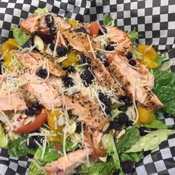 Dutch Oven Smokehouse - Smoked salmon salad