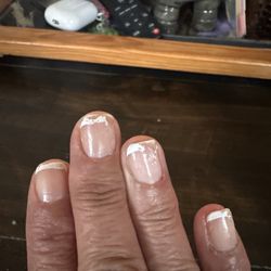 Coco Nail & Spa - After 30 minutes under the dryer. This is the result, minutes after getting my nails done.