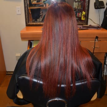 Endless Cuts - Beautiful red. - Hair Salons Near Me - Cypress, California