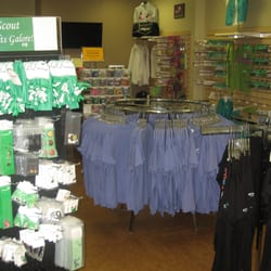 Merchandise on display