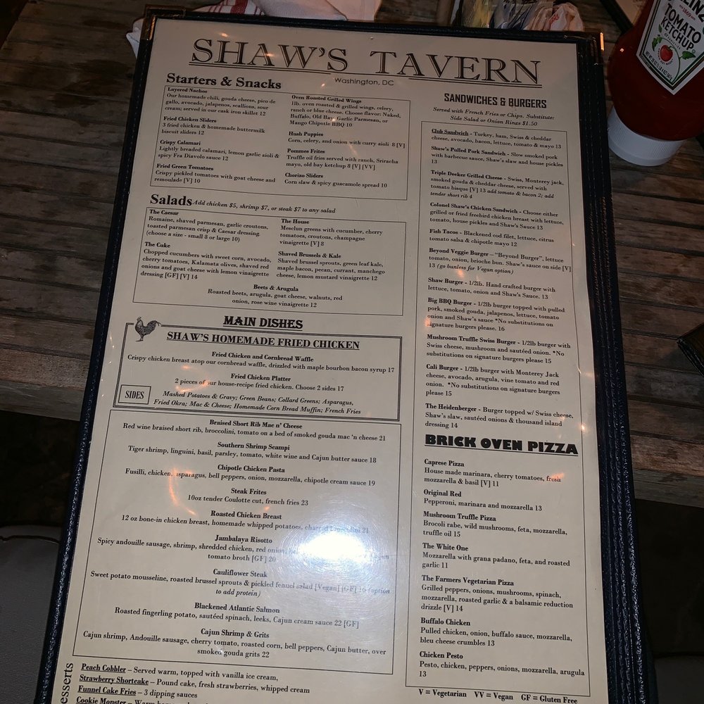 Shaw's Tavern - Gastropubs Near Me - Washington, DC, District of Columbia Shaw's Tavern - Gastropubs Near Me - Washington, DC, District of Columbia