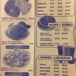 Las Palmas Deli - Menu