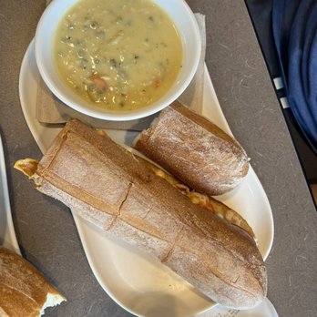 Panera Bread - Buffalo chicken melt and chicken wild rice soup - Sandwiches Near Me - Warner Robins, Georgia