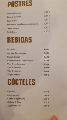 Menu photo 1 El Señorío Barcelona, B