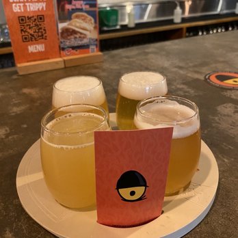 Tripping Animals Brewing - Beer flight - Breweries Near Me - Doral, Florida Tripping Animals Brewing - Beer flight - Breweries Near Me - Doral, Florida