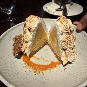 Bludorn - Carrot cake baked Alaska - New American Near Me - Houston, Texas