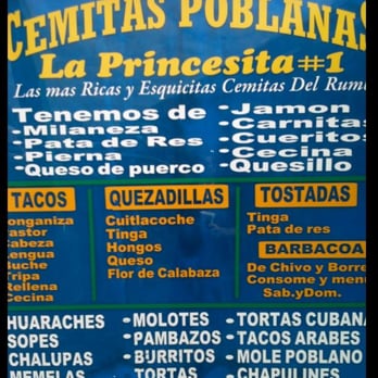 Cemitas - Menu - Food Trucks Near Me - Los Angeles, California