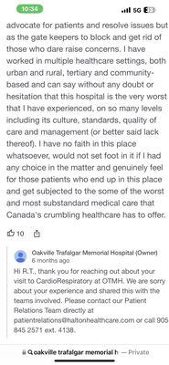 Oakville Trafalgar Memorial Hospital by null