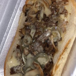 Pinckney Diner - Cheesesteak with no green peppers with jalapeños, very very good