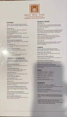 Menu photo 7 Bhan Mae Vane Alameda, CA