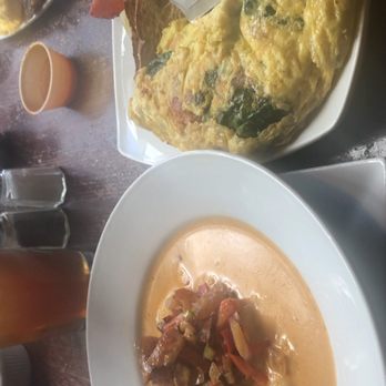 Teavolve - Carolina Shrimp & Grits smoked Salmon omelet - Coffee & Tea Near Me - Baltimore, Maryland