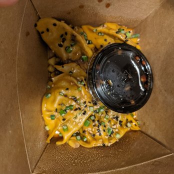 Gan Shan - Mushroom and corn dumplings - Ramen Near Me - Asheville, North Carolina Gan Shan - Mushroom and corn dumplings - Ramen Near Me - Asheville, North Carolina