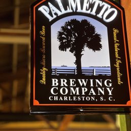 palmetto brewing company sign palmetto brewing company sign