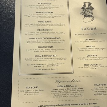 The Noble Fox Restaurant & Brewery - Burgers Near Me - Ashland, Oregon