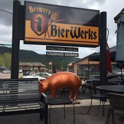 BierWerks - Enjoying a dunkel after a hard days work
