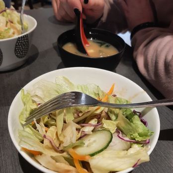 Mizu Sushi - Miso soup and salad - Sushi Bars Near Me - Holland, Michigan Mizu Sushi - Miso soup and salad - Sushi Bars Near Me - Holland, Michigan