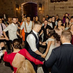 Pompeo DJ Co. - Wedding DJ at Forgotten Barrel Winery. (Allison Carol Photo)