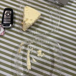 Tiny piece of cheesecake!!!!