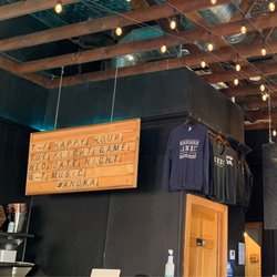 Ambi Wine Bar & Desserts - Merchandise and signs