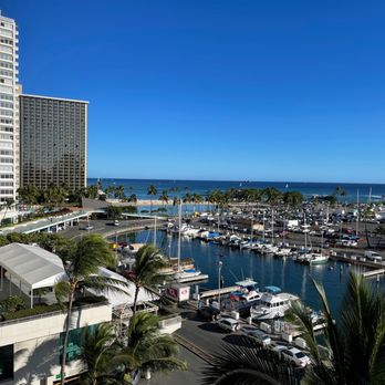 Marina Hawaii Vacations - View from third floor unit - Vacation Rentals Near Me - Honolulu, Hawaii Marina Hawaii Vacations - View from third floor unit - Vacation Rentals Near Me - Honolulu, Hawaii