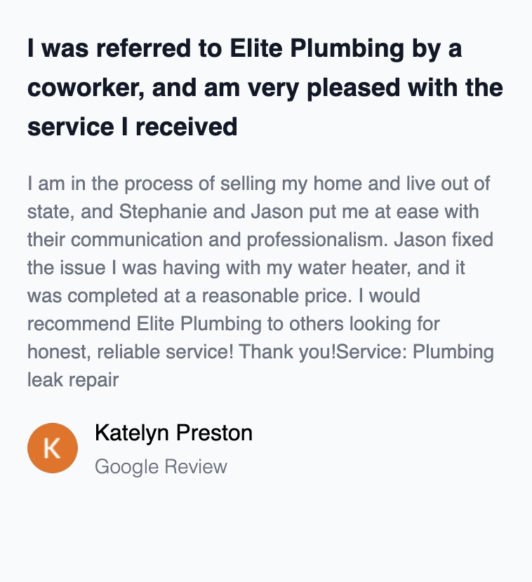 Slide of Elite Plumbing And Sewer