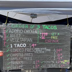 Fair Oaks Farmers Market - @eclecticacocina on Instagram menu!