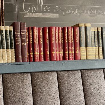 Maeva's - Good use for old encyclopedias - Coffee & Tea Near Me - Alton, Illinois
