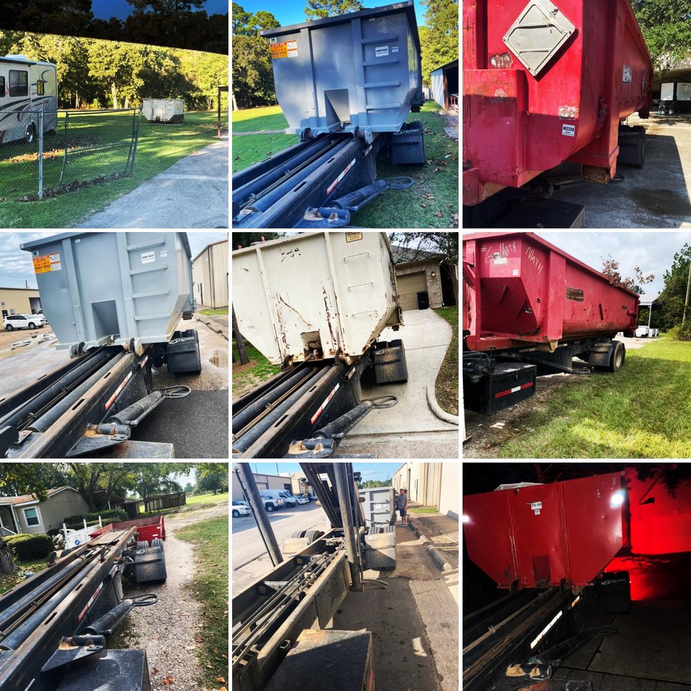 ACTION PREMIER HAULING Updated June 2024 2257 N Loop 336 W, Conroe, Texas Dumpster Rental