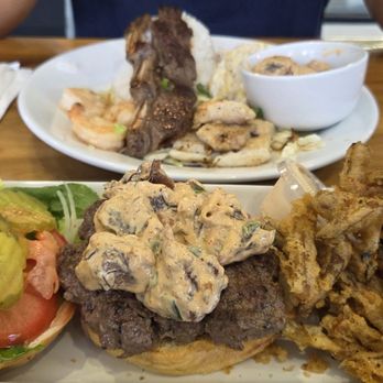 Poke Stop - Executive Chef Plate OMG Burger Combo - Hawaiian Near Me - Mililani, Hawaii