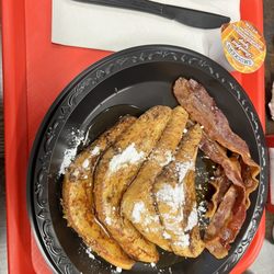 Kat’s Breakfast & Lunch - French toast with a side of bacon