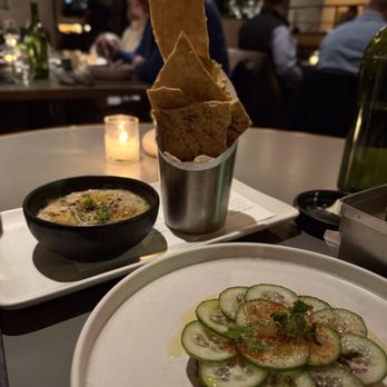 Faubourg Montclair - Apps. Tuna tartare and Baba ganush - French Near Me - Montclair, New Jersey
