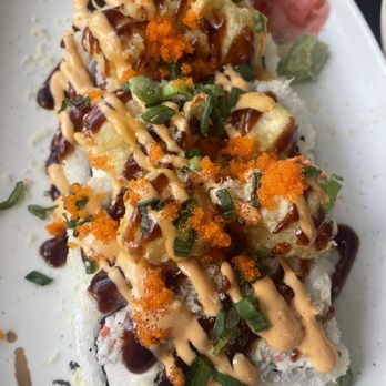 SanSai Japanese Grill - Crunch Scallop Roll - Japanese Near Me - Carson, California SanSai Japanese Grill - Crunch Scallop Roll - Japanese Near Me - Carson, California