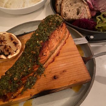 Yalla - Salmon--a must order - Mediterranean Near Me - Portland, Oregon