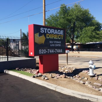 Storage Direct Self Storage - Great looking monument sign - Self Storage Near Me - Tucson, Arizona
