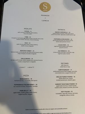 Menu photo 6 Subito Cincinnati, OH