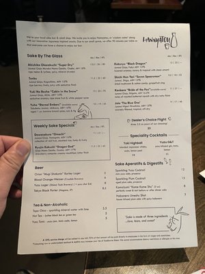 Menu photo 3 Hannyatou Seattle, WA