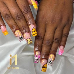 NT Nails - What we did for our customer baby shower 's nails