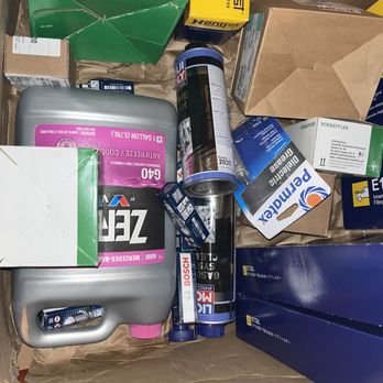 FCP Euro - Cans and bottles of fluid and spark plugs with no real packaging or support. Given the small items, could have been lost due to the tear. - Auto Parts & Supplies Near Me - Milford, Connecticut FCP Euro - Cans and bottles of fluid and spark plugs with no real packaging or support. Given the small items, could have been lost due to the tear. - Auto Parts & Supplies Near Me - Milford, Connecticut