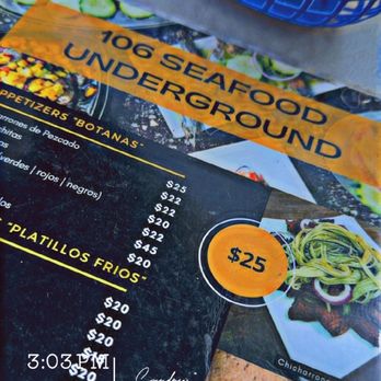 106 Seafood Underground - Menu - Seafood Near Me - Inglewood, California