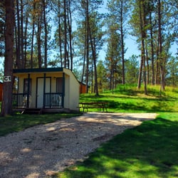Beaver Lake Campground - A small Sleeping Cabin