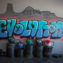 CrossFit Cortez/Evolution Gym - Inside Gym Art!