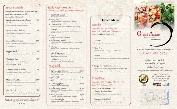 Menu photo 8 Great Asian Restaurant Westerville, OH Menu photo 8 Great Asian Restaurant Westerville, OH